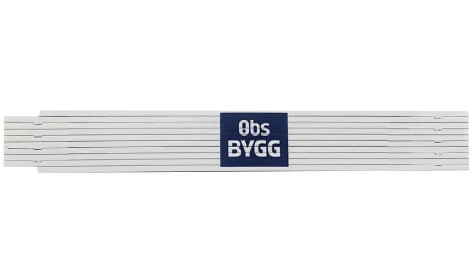 Obs BYGG 200 cm meterstokk