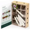 Odle dyrkesett med bie tiltrekkende blomster