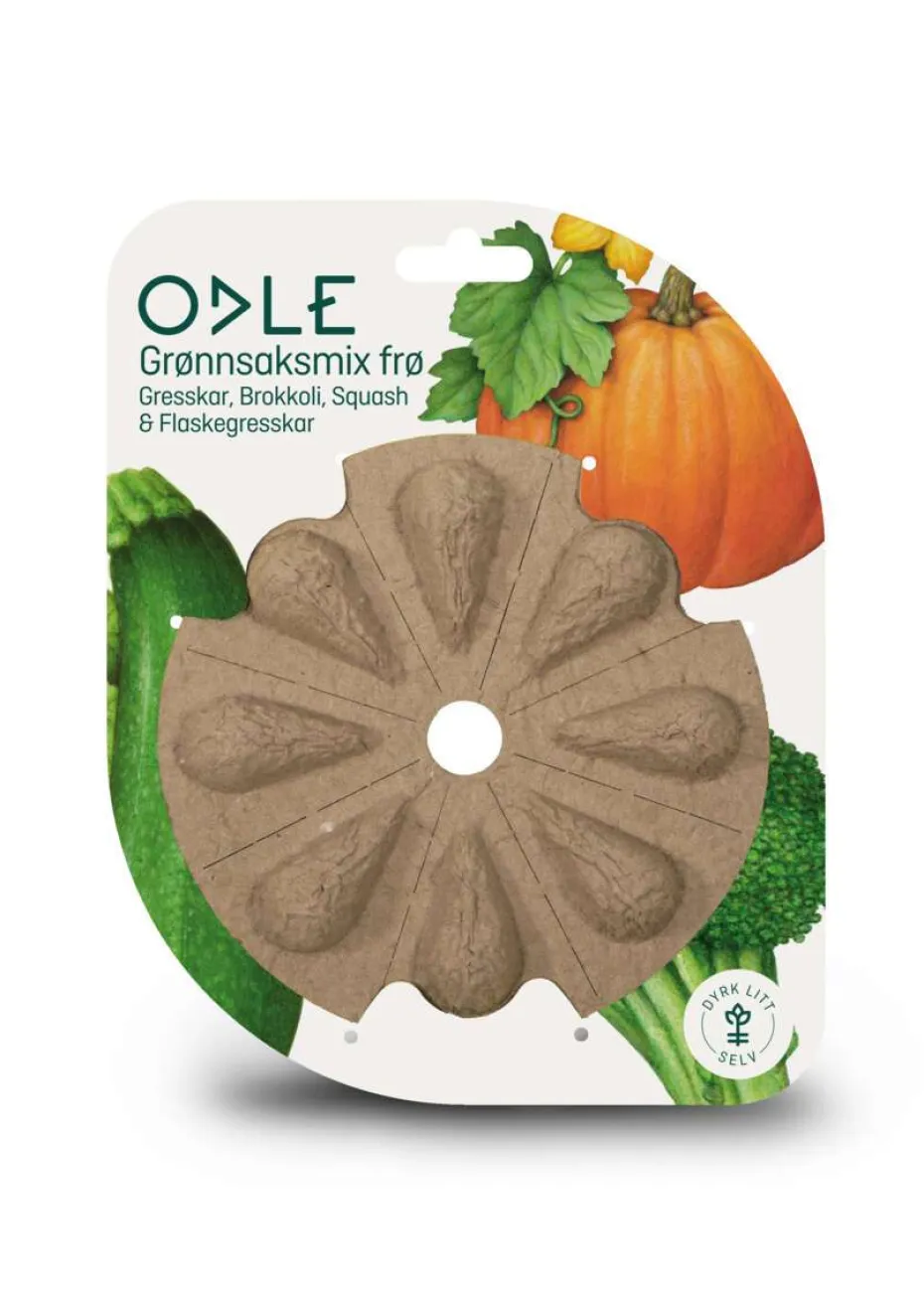 Odle frøkapsel assortert grønnsaker