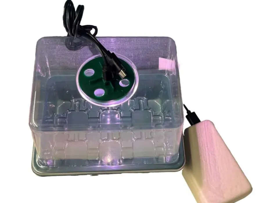 Odle minidrivhus med LED-lys 3-pk