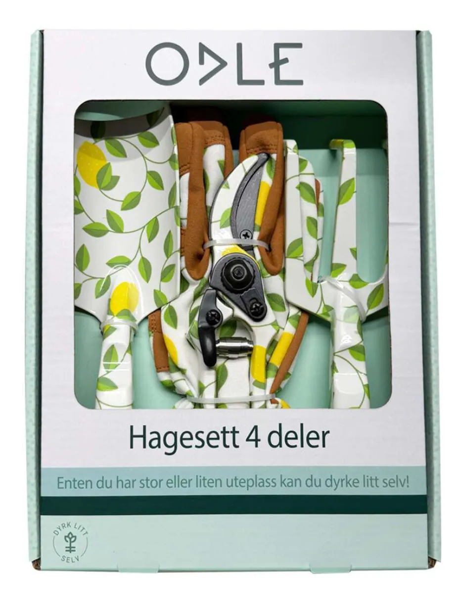 Odle Sitron hageredskap 4-deler