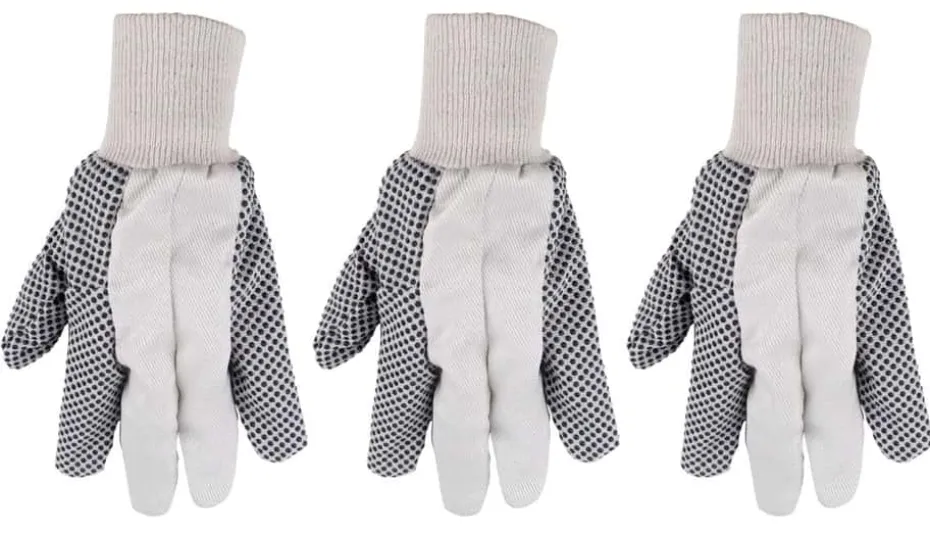 Odle sort/hvit hagehanske 3-pk.