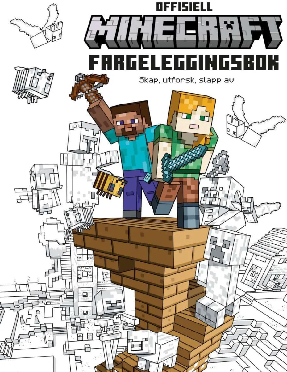 Offisiell Minecraft fargeleggingsbok