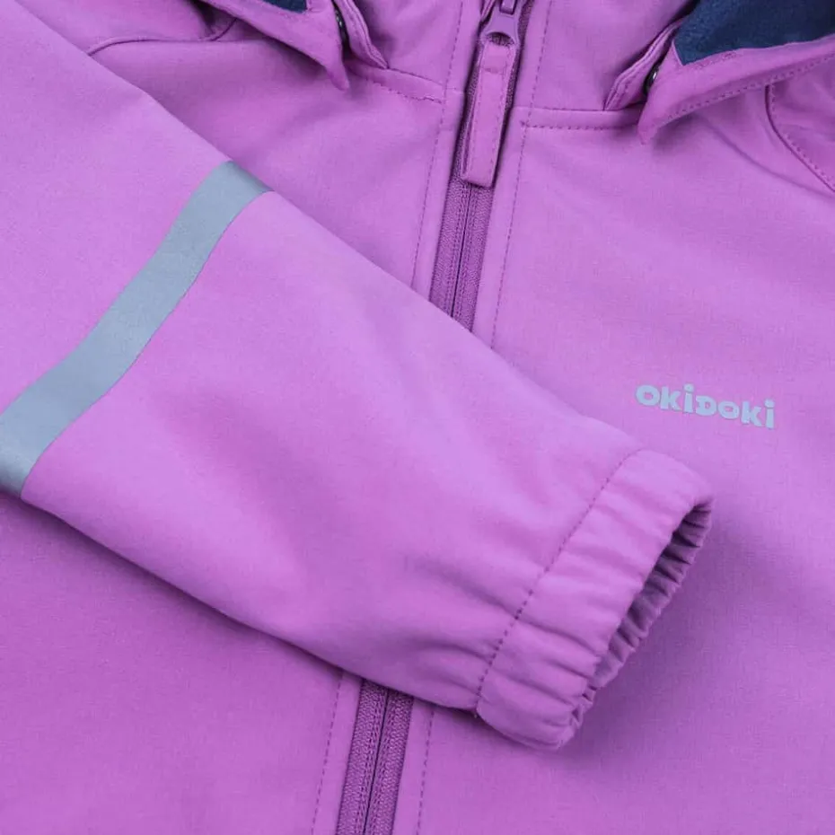 Okidoki Engen softshelldress barn