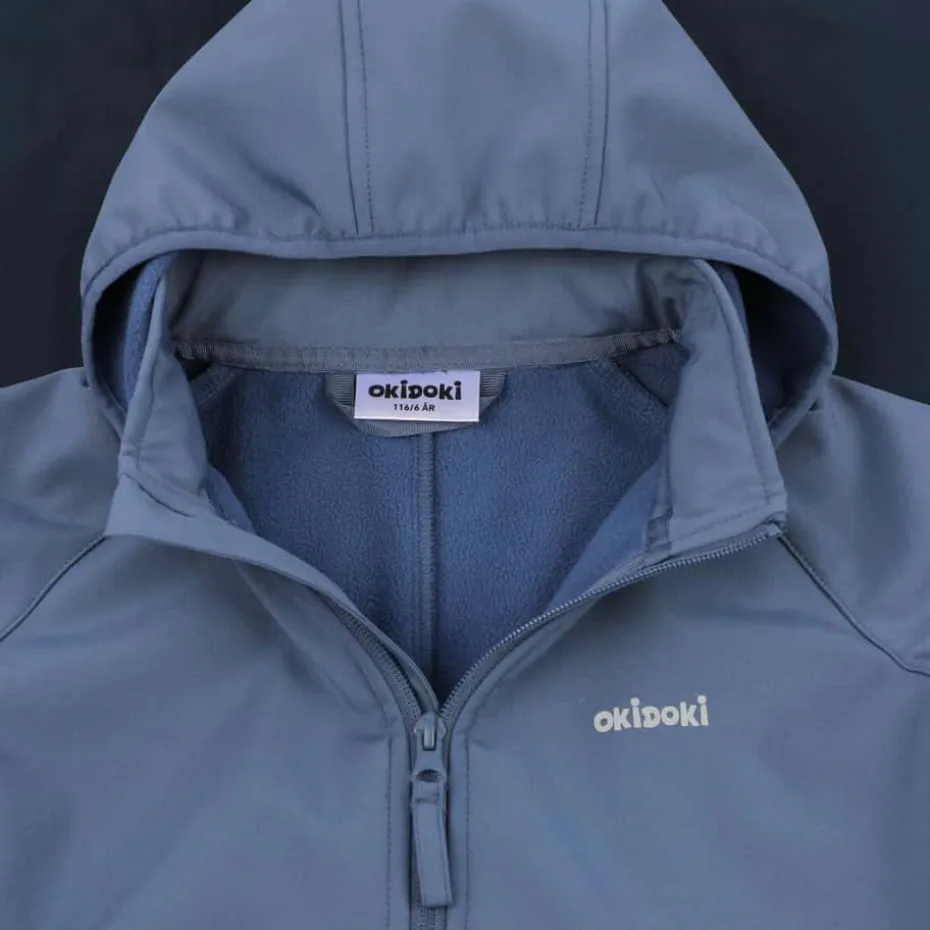Okidoki Engen softshelldress barn