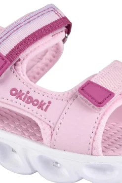 Okidoki Glitre 3 blinkesandaler barn