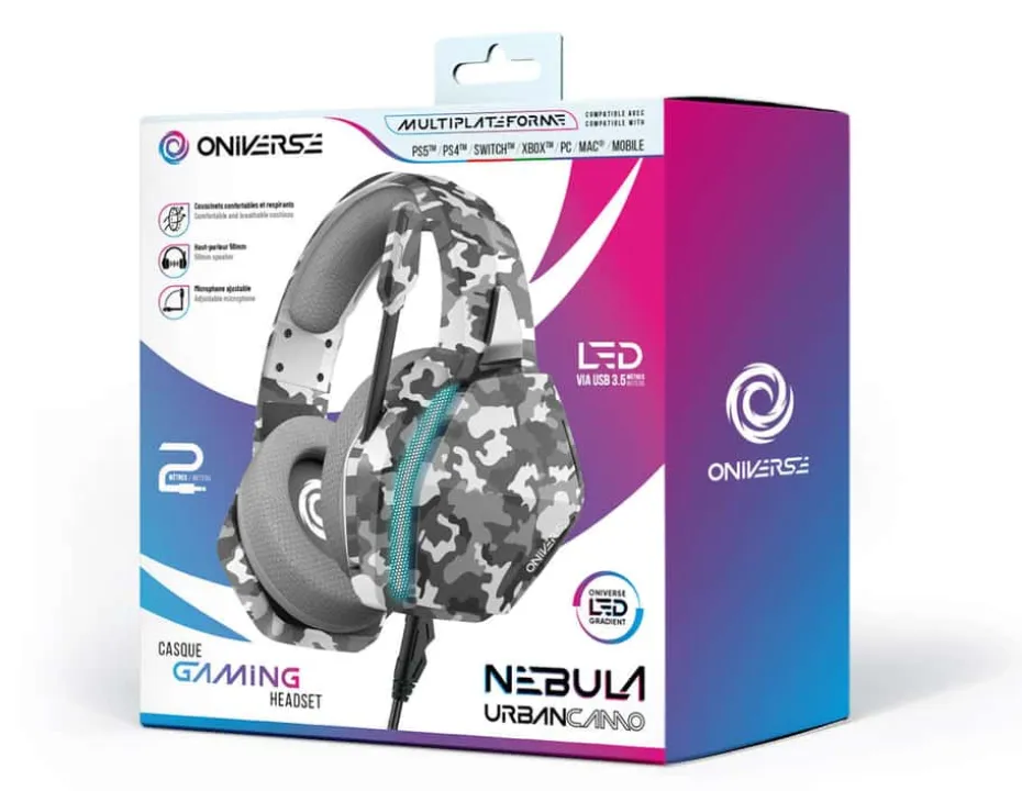 ONIVERSE - Gaming-headset Nebula - Urban Camo (Multiplattform)