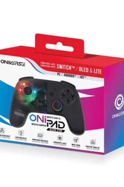 ONIVERSE Bluetooth Controller for Nintendo Switch / PC / IOS / Android Black Star