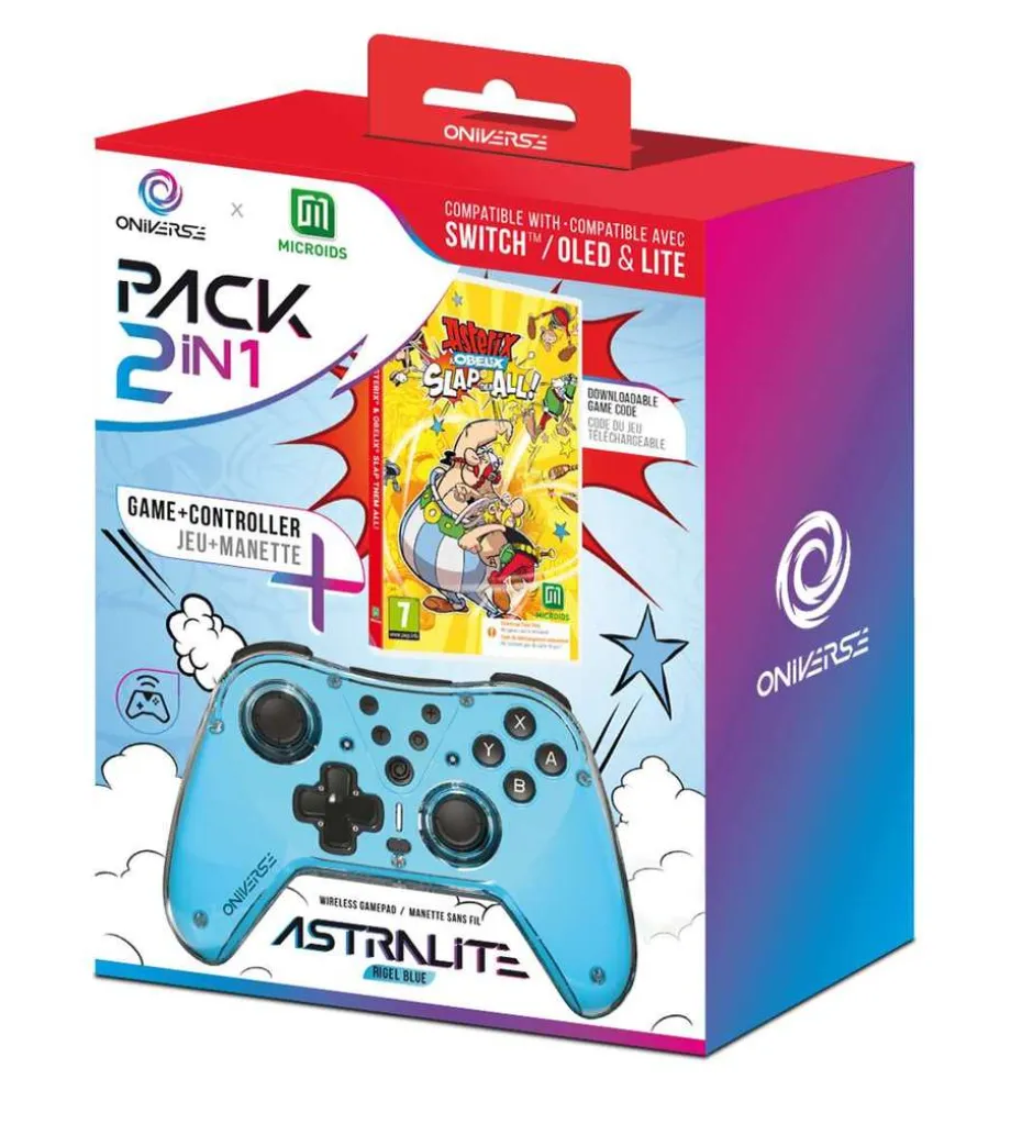 ONIVERSE Bundle Code in Box Asterix and Obelix + Controller (SWITCH PC Mobil)