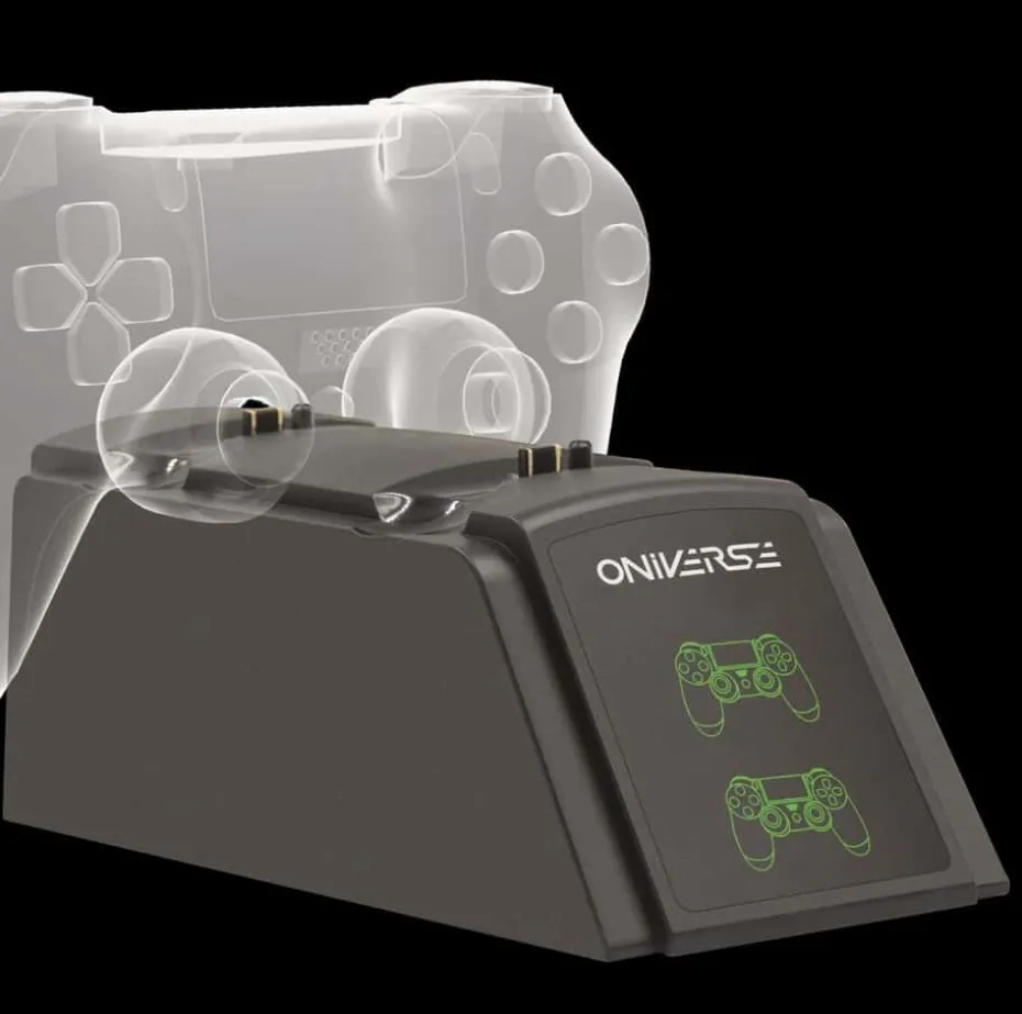 ONIVERSE dobbel ladestasjon for PS4™-kontrollere