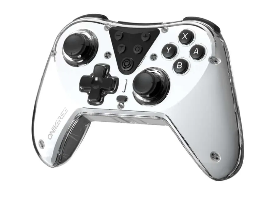 ONIVERSE Trådløs Astralite Bluetooth Controller Røyket Hvit + Laderstasjon (Switch PC Mobil)