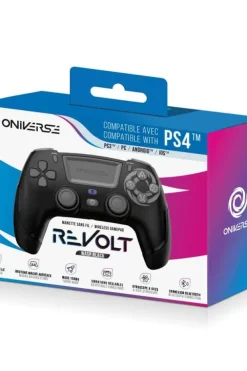 ONIVERSE Trådløs Revolt Bluetooth-kontroller Wasp Black (PS4 - PC - Mobil)