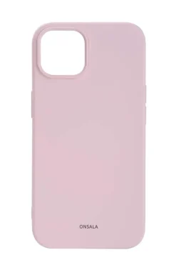 Onsala Silicone Chalk Pink deksel til iPhone 14