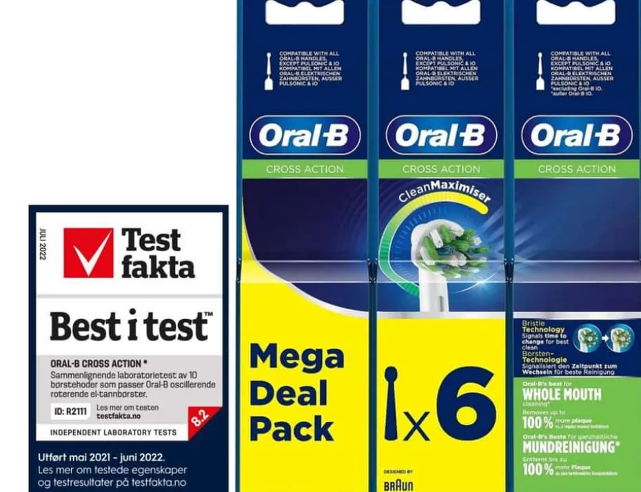 Oral-B™ Cross Action 2+2+2 refill