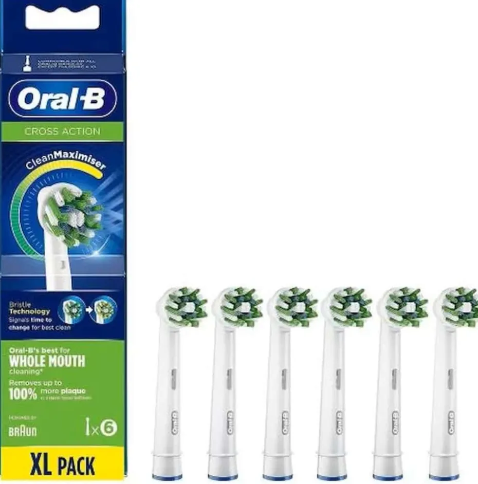 Oral-B™ Cross Action 2+2+2 refillbørster