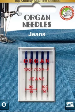 Organ jeansnåler til symaskin