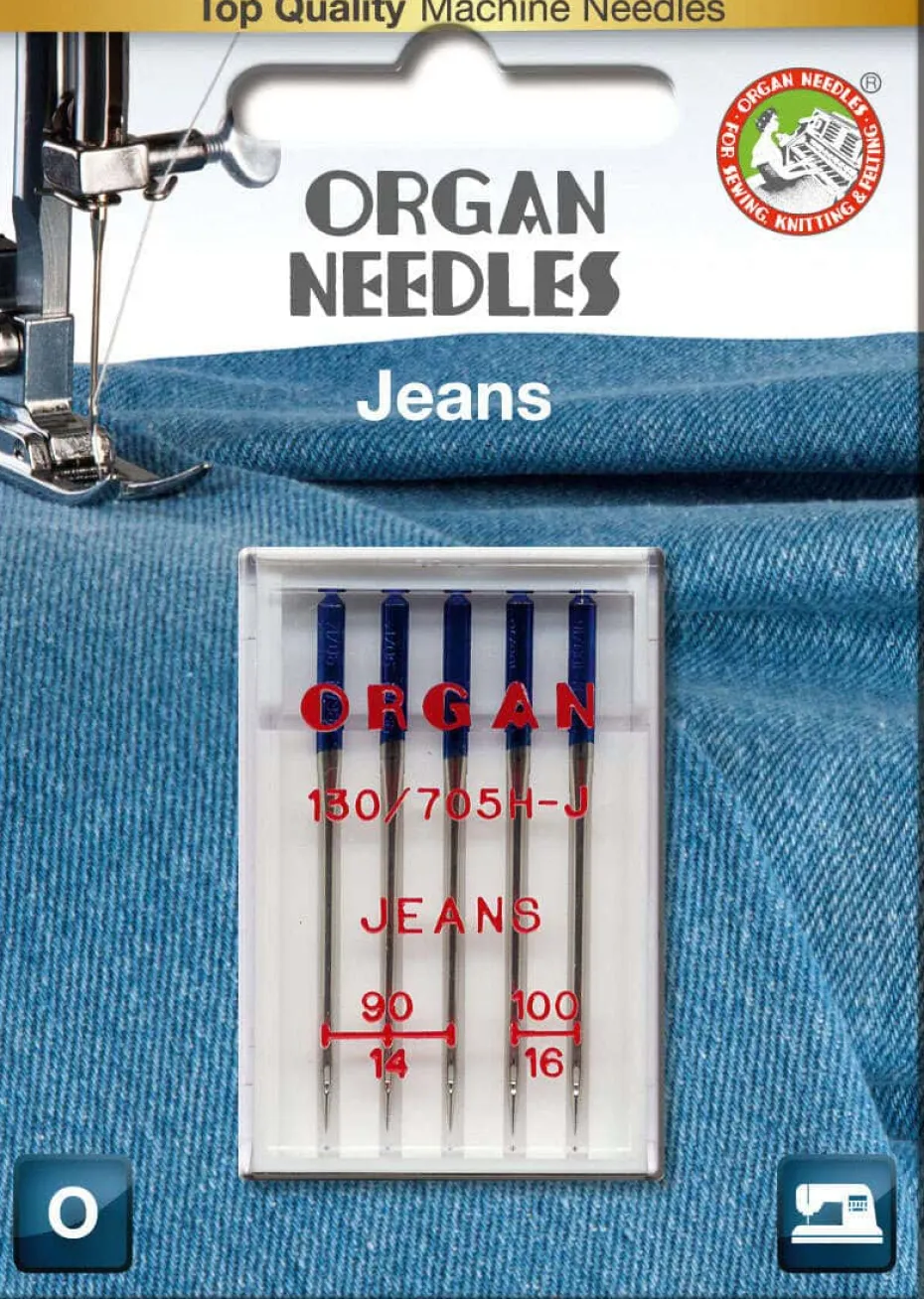 Organ jeansnåler til symaskin