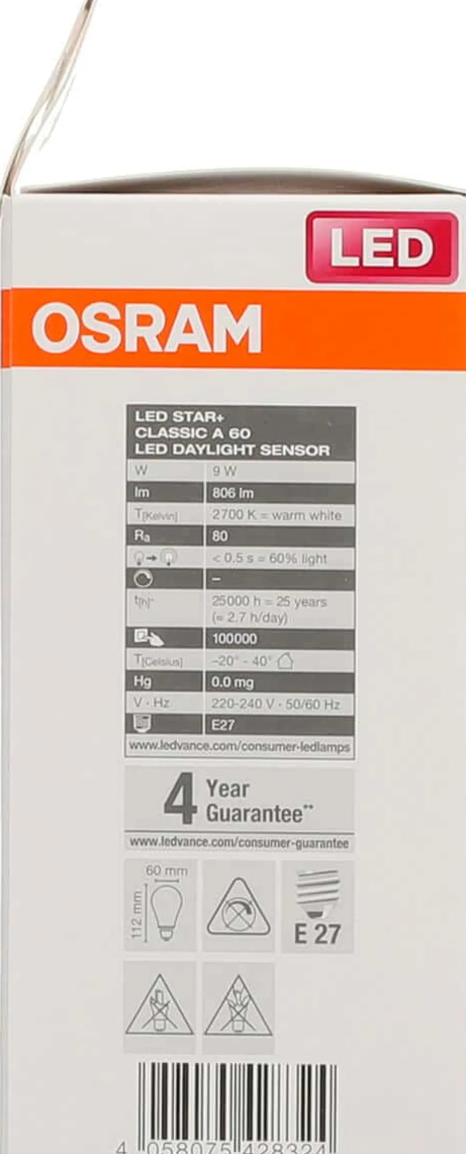 OSRAM Daylight sensor LED-pære