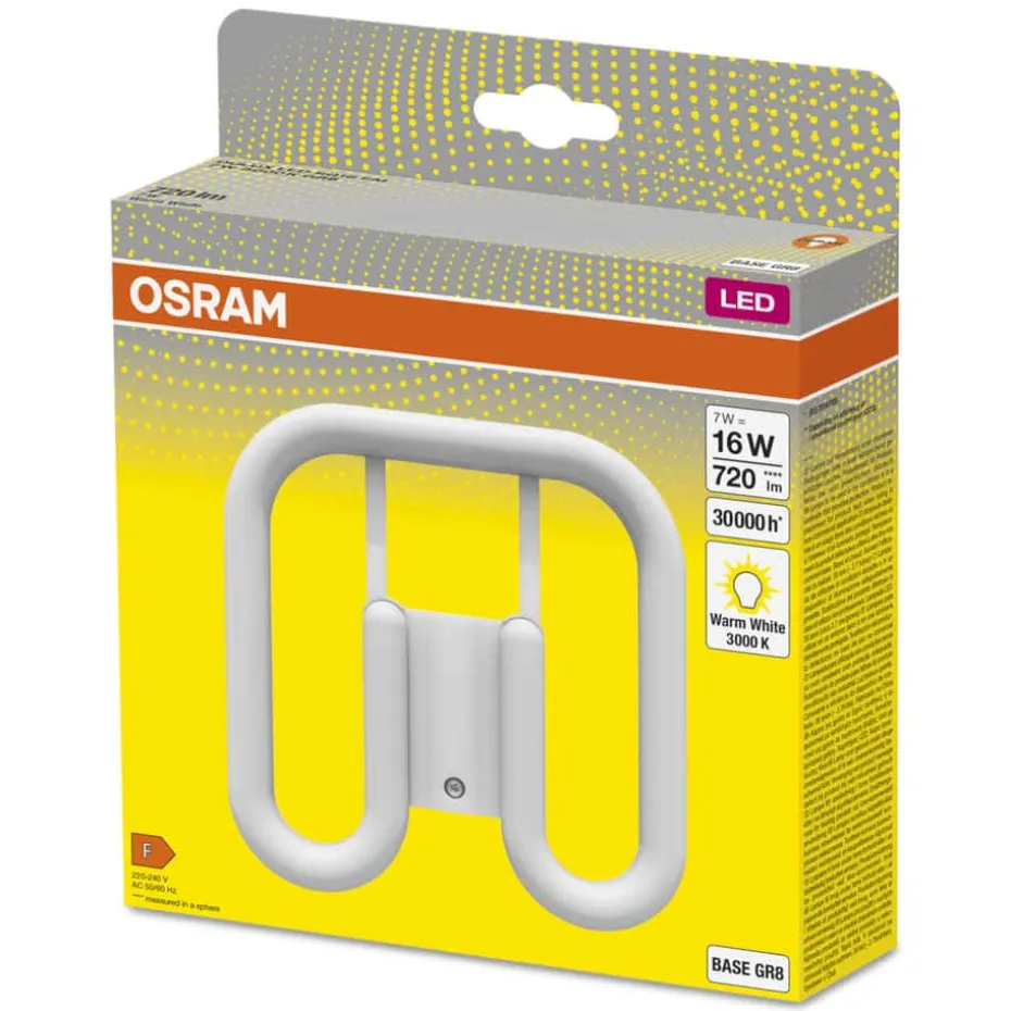 OSRAM DULUX LED SQ16 EM & AC MAINS 7W 830 GR8