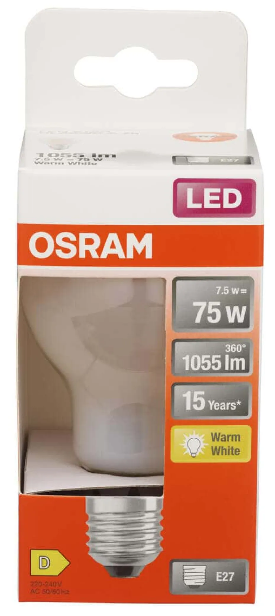 OSRAM LED Retrofit Classic A matt lyspære