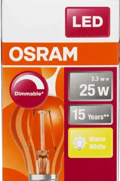 OSRAM LED Retrofit Classic A dimbar pære