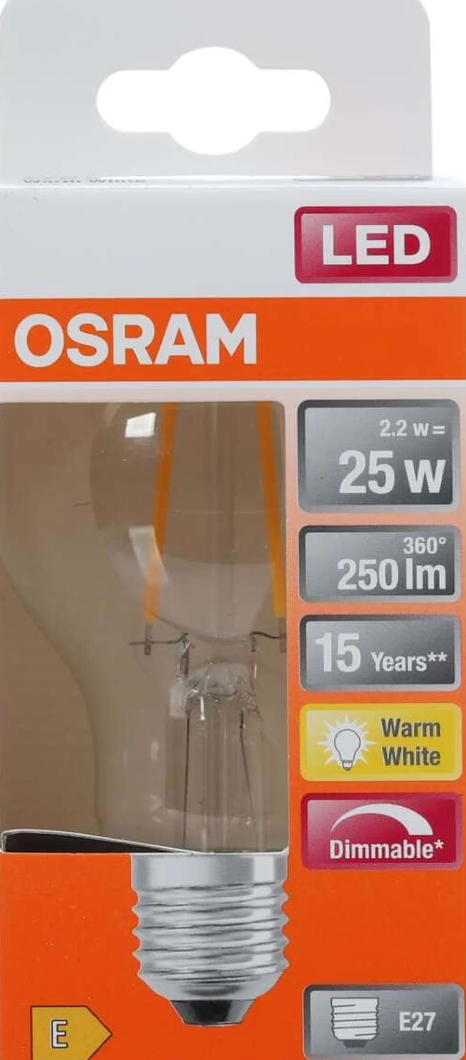 OSRAM LED Retrofit Classic A dimbar pære