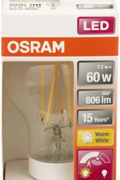 OSRAM LED Star Classic A pære med sensor