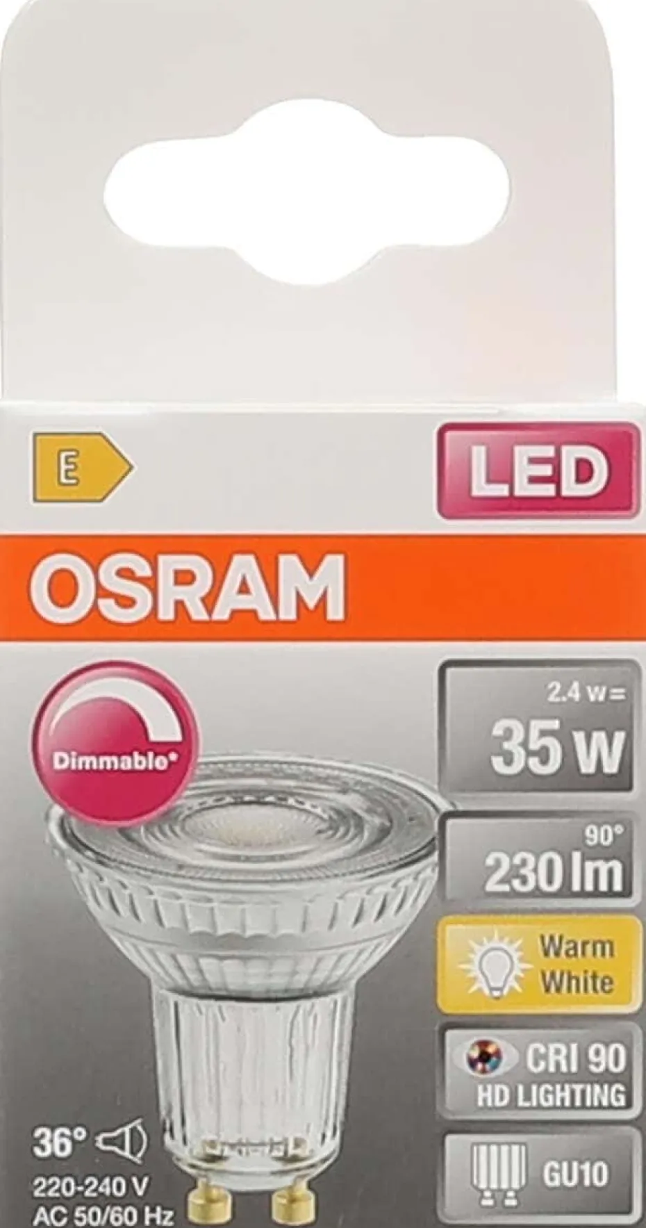 OSRAM LED Superstar PAR16 spotpære