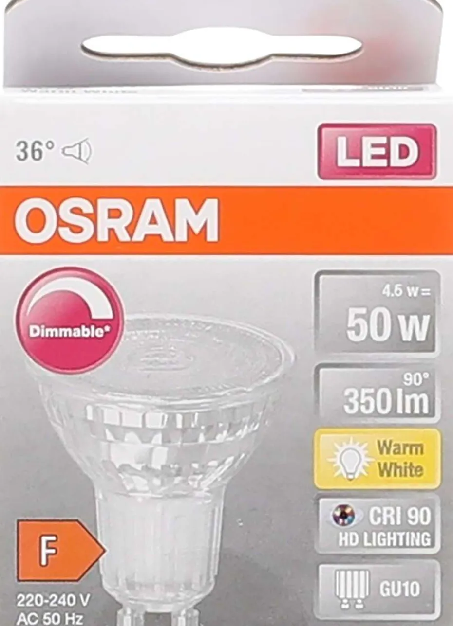 OSRAM LEDSPOT 50 4,5W GU10 DIM