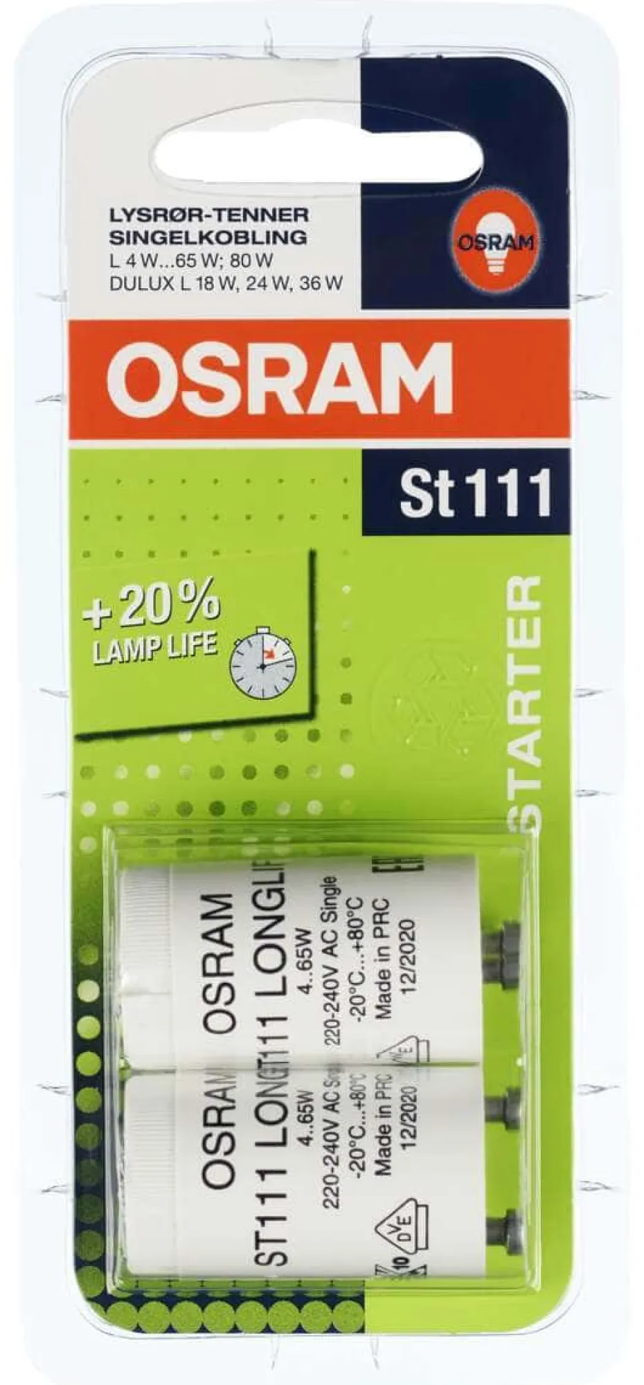 OSRAM Longlife tennere ST 111-2