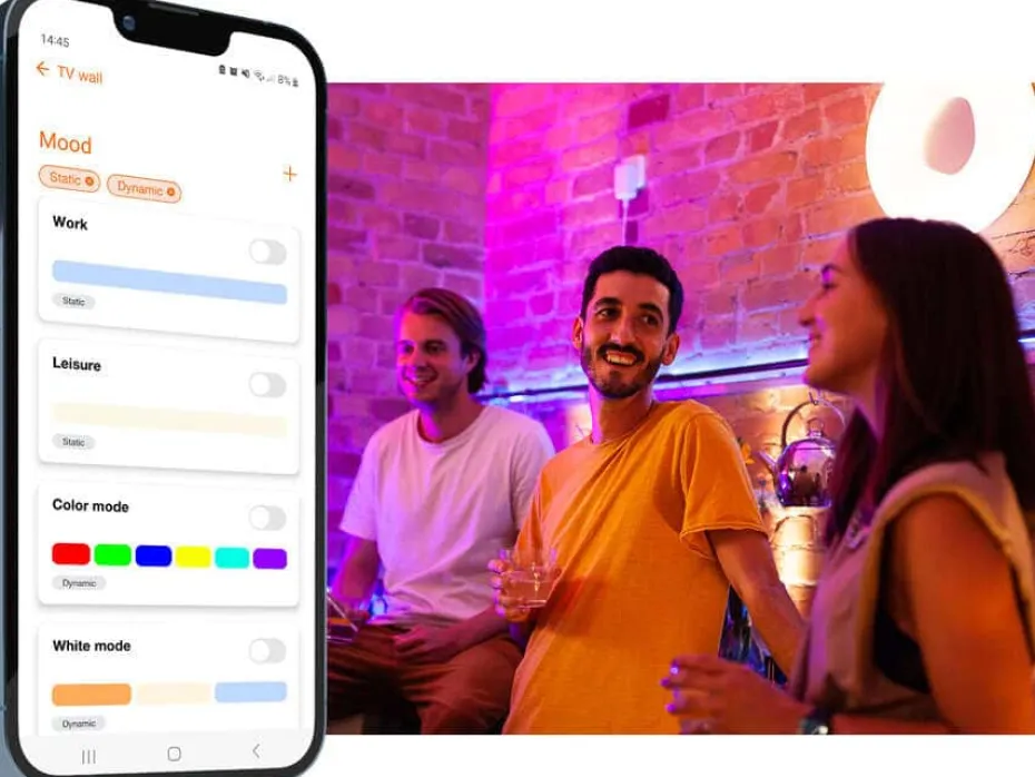 OSRAM Smart LED pære E27 4,8W RGBTW 470lm Klar