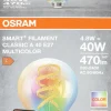 OSRAM Smart LED pære E27 4,8W RGBTW 470lm Klar
