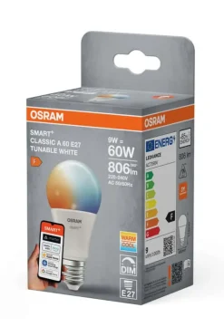 OSRAM Smart LED pære E27 9W Tunable White