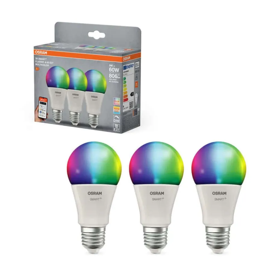 OSRAM SMART+ MATTER Multicolor Classic A60 9W E27
