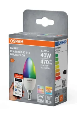 OSRAM SMART+ MATTER Multicolor Classic B40 4.9W E14