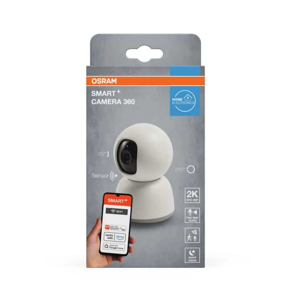 OSRAM Smart+ WiFi 360 innendørs sikkerhetskamera