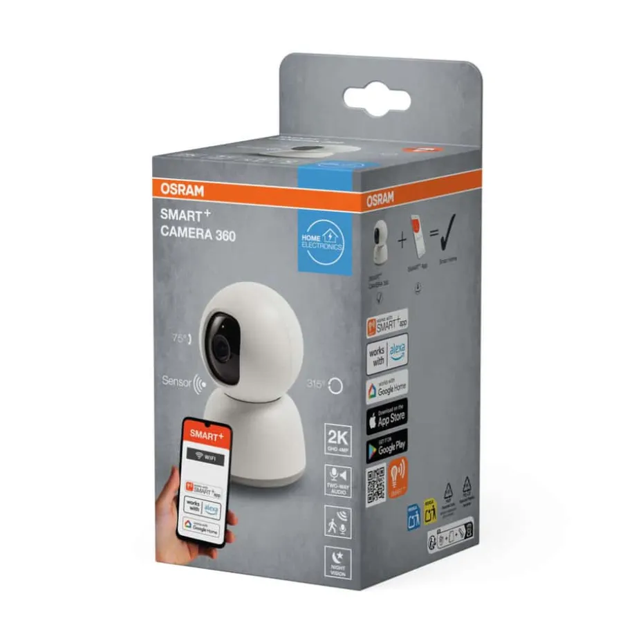 OSRAM Smart+ WiFi 360 innendørs sikkerhetskamera