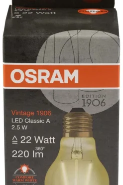 OSRAM Vintage 1906 CLAS A Gold LED-lyspære