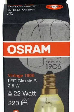 OSRAM Vintage 1906 CLAS B 22 LED-pære