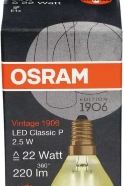 OSRAM Vintage 1906 CLAS P 22 LED-lyspære
