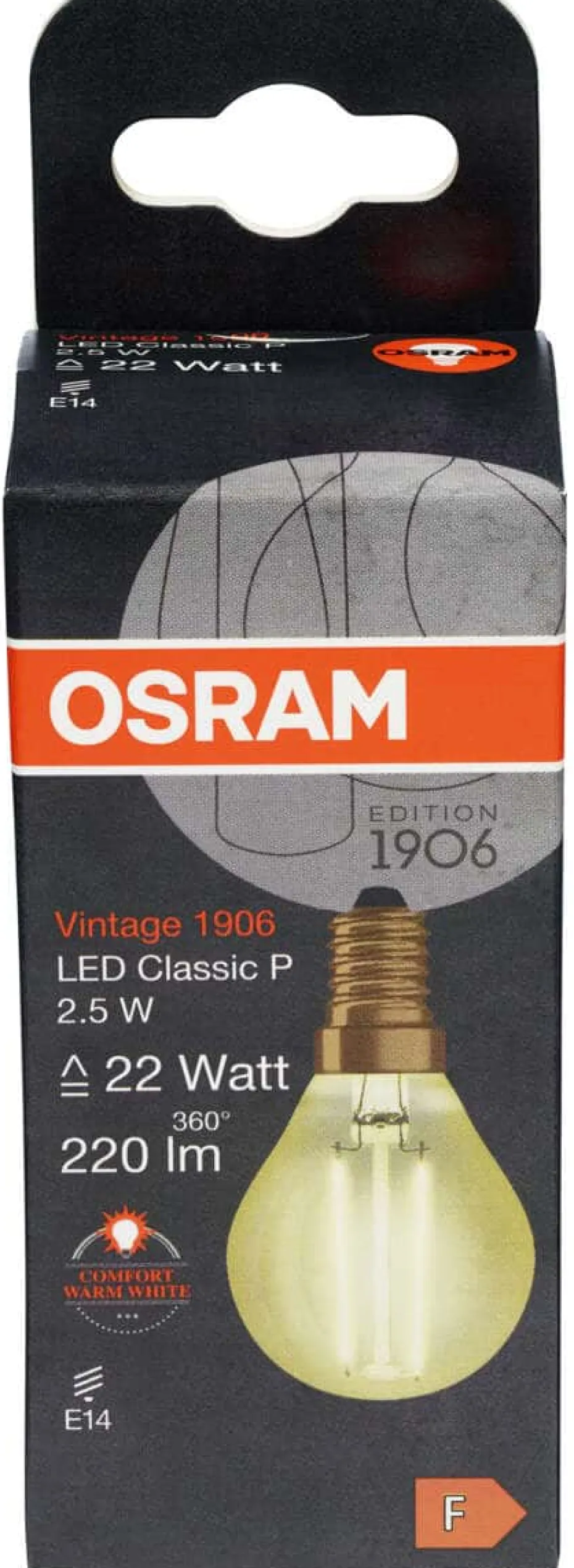 OSRAM Vintage 1906 CLAS P 22 LED-lyspære