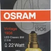 OSRAM Vintage 1906® LED classic pære