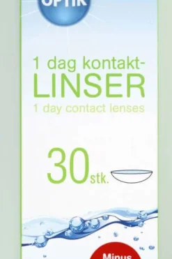 30-pakk hverdagslinser styrke -3,25