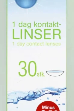 30-pakk hverdagslinser styrke -3,5