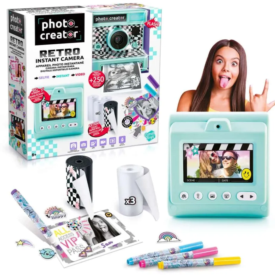 Photo Creator Retro Instant Camera