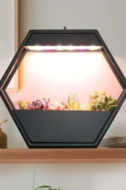 Plantekasse med LED lys