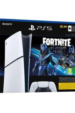 PlayStation®5 Digital Edition konsoll (model group - slim) + Fortnite® Cobalt Star-pakke