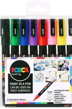 Posca tusjer 8pk