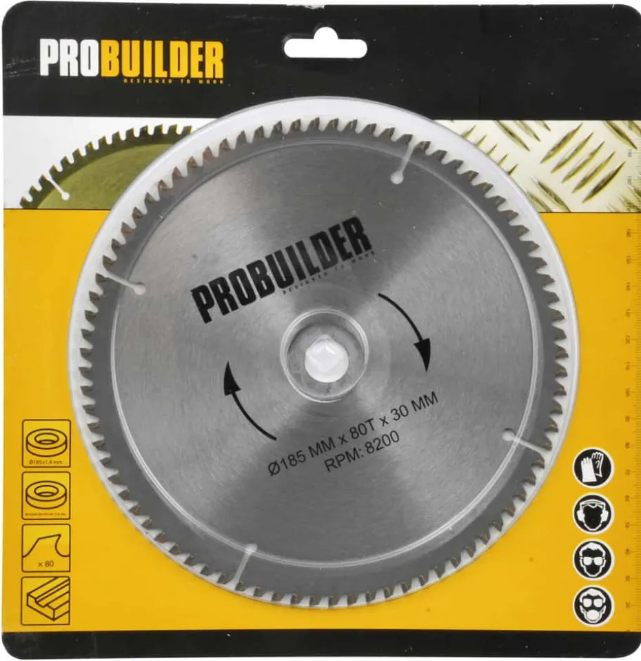 Probuilder 185x30x2 T80 sirkelsagblad