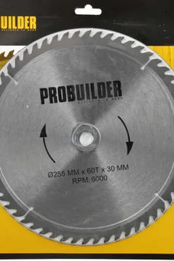 Probuilder 255x30x3 T60 sirkelsagblad